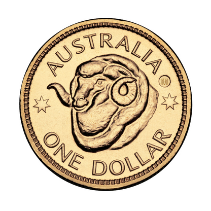 2011 $1 Uncirculated Coin: "Ram's Head Dollar - 'M' Melbourne Counterstamp."