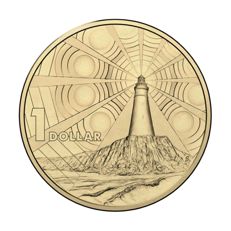 2015 $1 Uncirculated Coin: "Australian Lighthouses - Aids to Navigation."