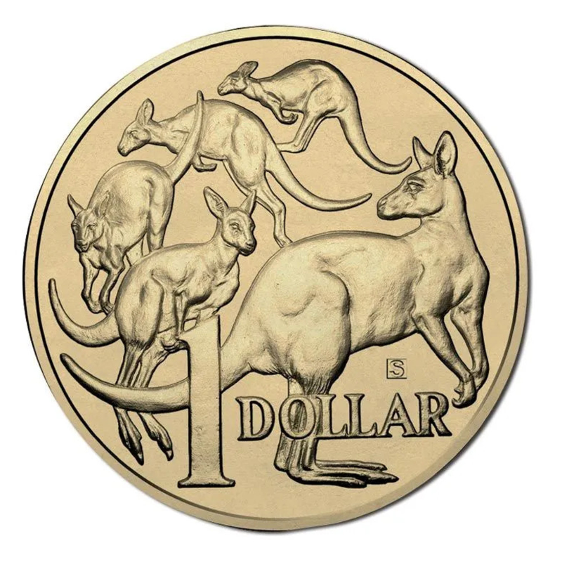 2016 $1 Uncirculated Coin - ANDA Show: "Mob Of Roos." - 'S' Sydney Privy Mark.