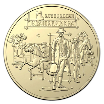 2019 $1 Uncirculated Coin: The Bold, The Bad and The Ugly - "Mad Dog Morgan." - 'C' Canberra Mintmark.