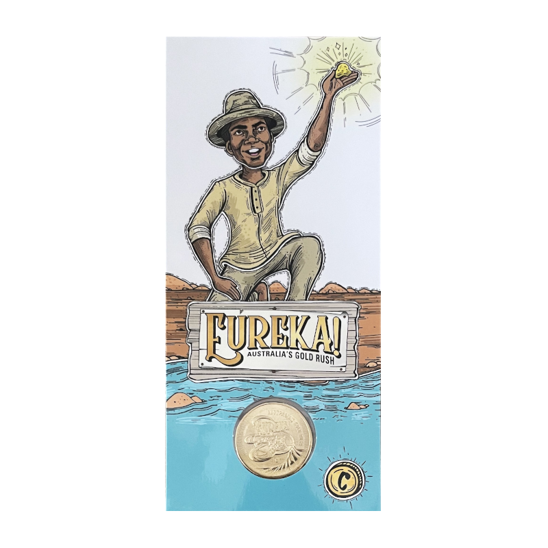 2020 $1 Uncirculated Coin: "Eureka! Australia's Gold Rush - Jupiter Mosman." - 'C' Canberra Mintmark.