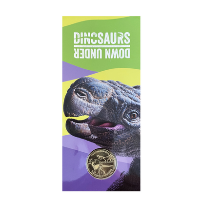 2022 $1 Uncirculated Coin: "Dinosaurs Down Under - Kunbarrasaurus." - 'C' Canberra Mintmark.