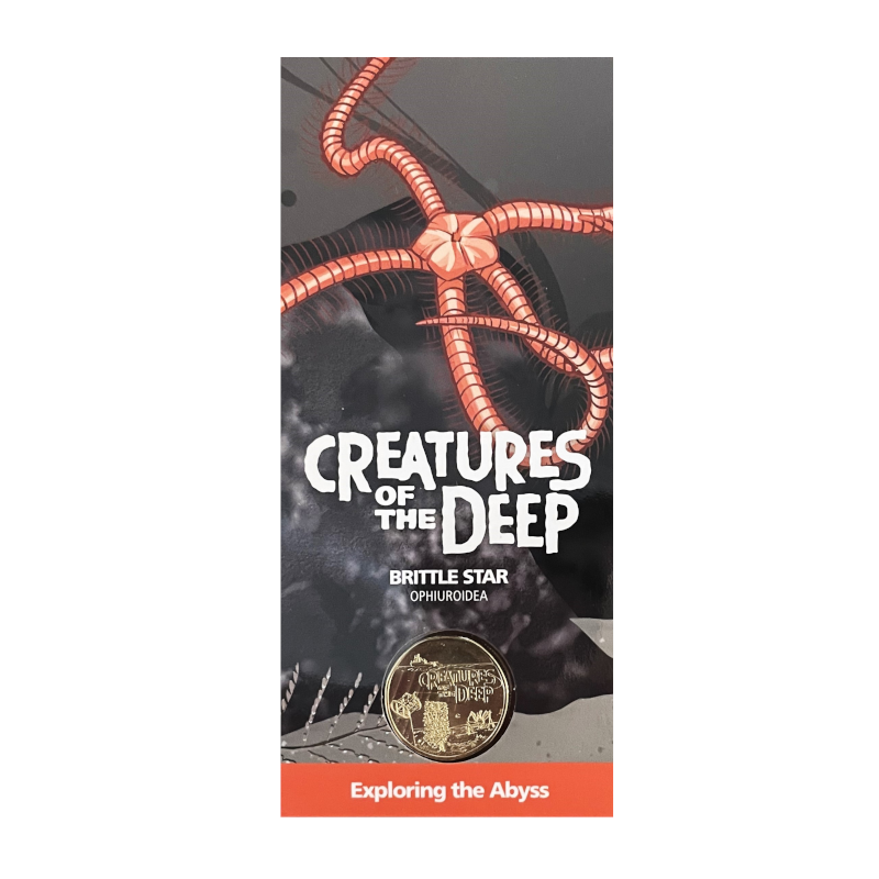 2023 $1 Uncirculated Coin: "Creatures of the Deep - Brittle Star." - 'C' Canberra Mintmark.