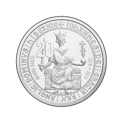 2015 20 cent Uncirculated Coin: "800th Anniversary of The Magna Carta."