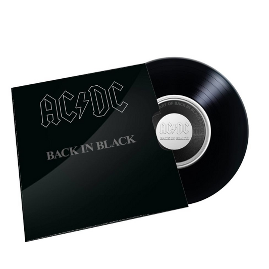 2020 20 cent Coloured Uncirculated Coin: AC/DC - "40th Anniversary of the Back In Black Album."