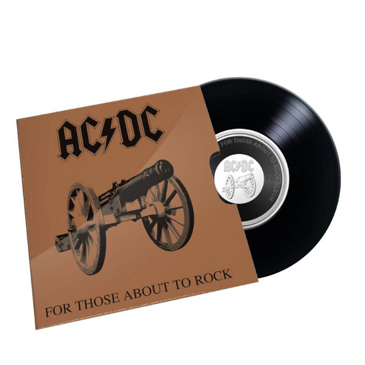 2021 20 cent Coloured Uncirculated Coin: AC/DC - "40th Anniversary of the For Those About To Rock Album."