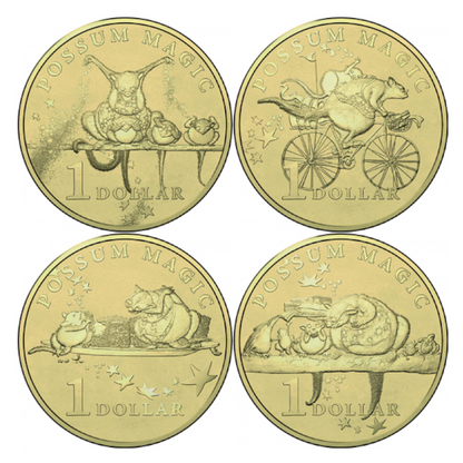 2017 $1 and $2 Uncirculated Eight Coin Collection: "Possum Magic."