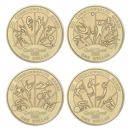 2018 $1 and $2 Uncirculated Seven Coin Collection: "XXI Commonwealth Games."