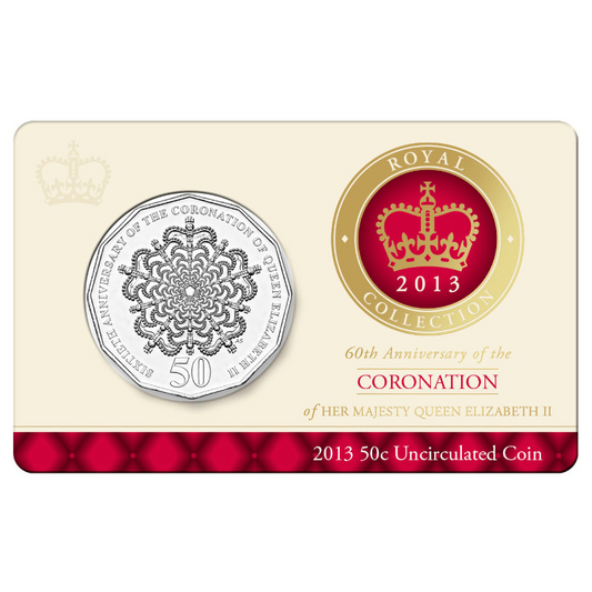 2013 50 cent Uncirculated Coin: "Coronation."