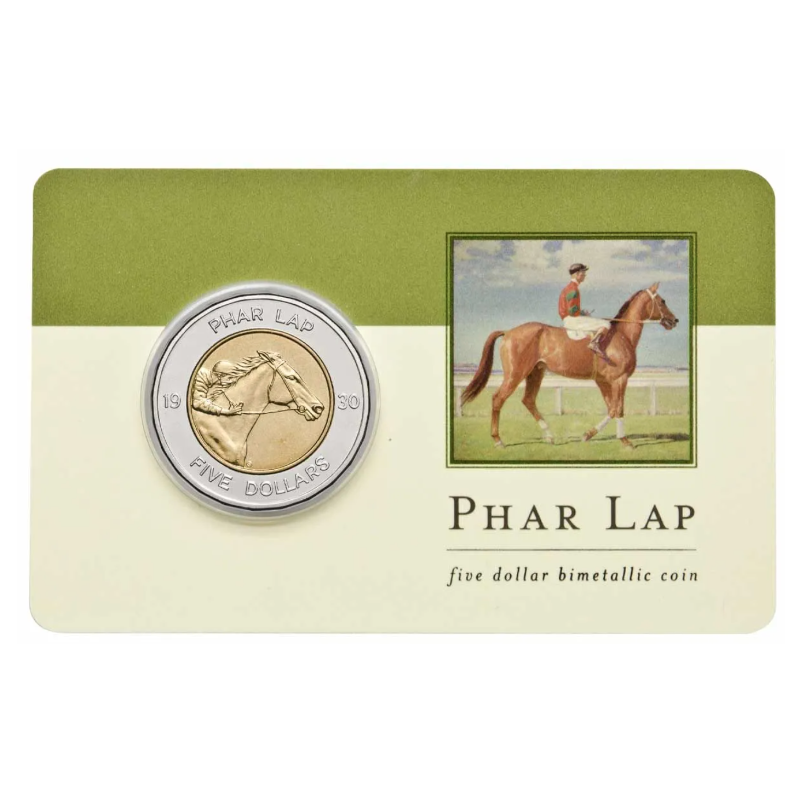 2000 $5 Uncirculated Coin: "70th Anniversary of Phar Lap's 1930 Melbourne Cup Victory."