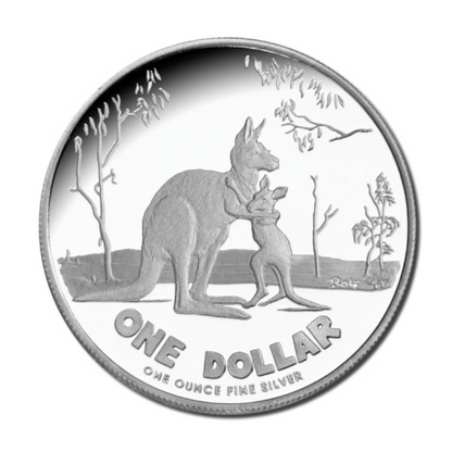 2007 $1 Silver Proof Coin: Artist Series - "Rolf Harris."