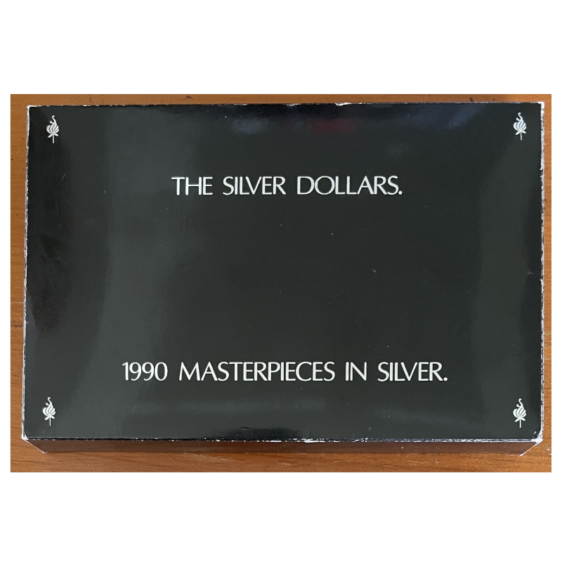 1990 Masterpieces In Silver: "The Silver Dollars."