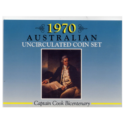 1970 Australian Sherwood Mint Set: "Captain Cook Bicentenary."