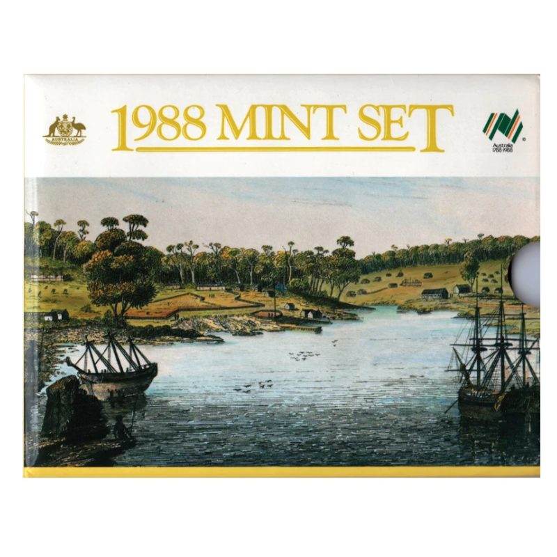 1988 Australian Mint Set: "Australia's Bicentenary."