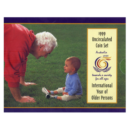 1999 Australian Mint Set: "International Year of Older Persons."