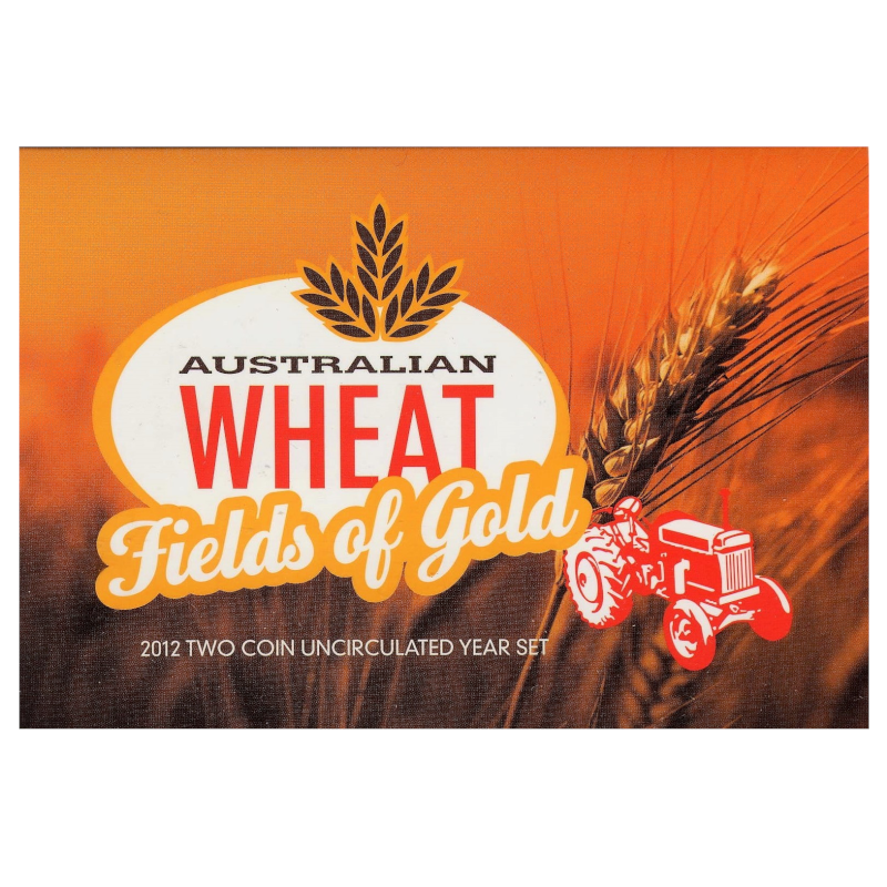 2012 Two Coin Mint Set: "Australian Wheat - Fields of Gold."