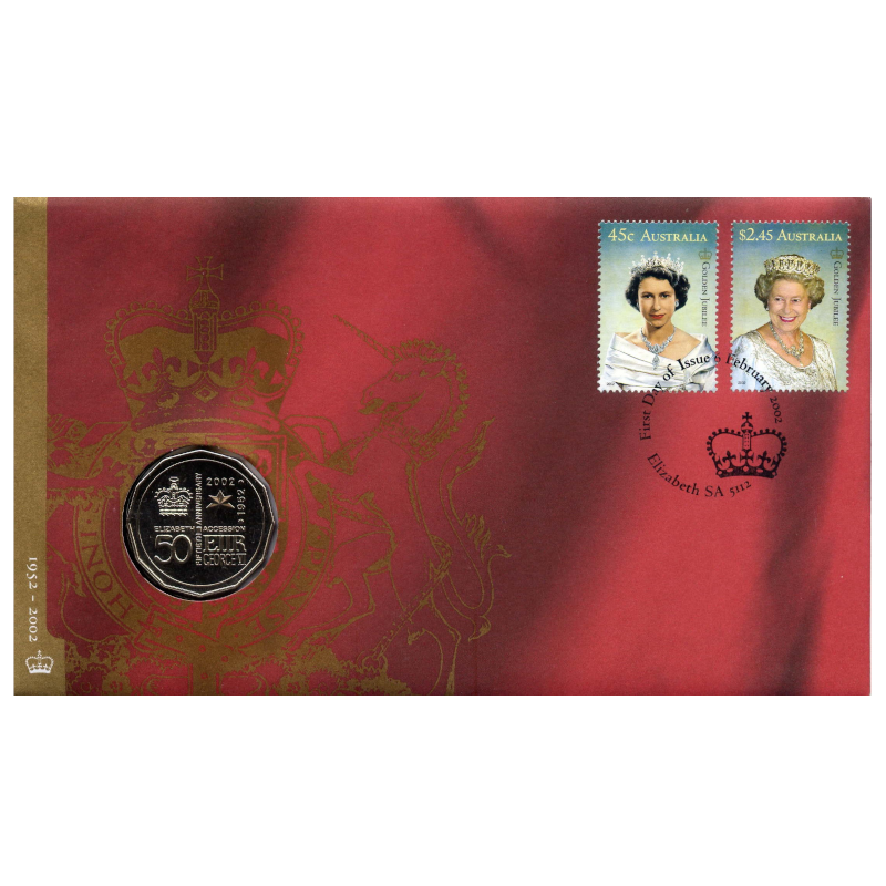 2002 50c PNC: Golden Jubilee - "Accession."