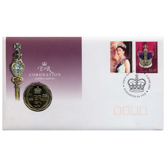 2003 50c PNC: Golden Jubilee - "Coronation."