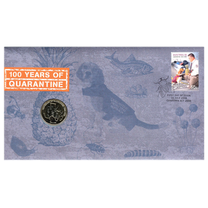 2008 $1 PNC: "100 Years of Quarantine."