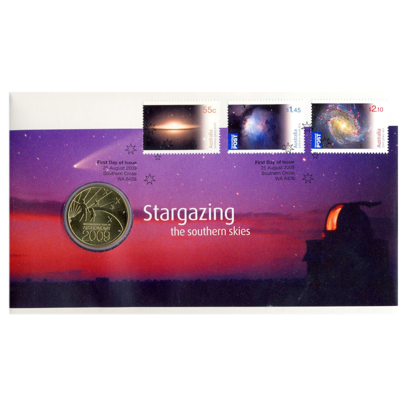 2009 $1 PNC: "Year of Astronomy - Stargazing The Southern Skies."