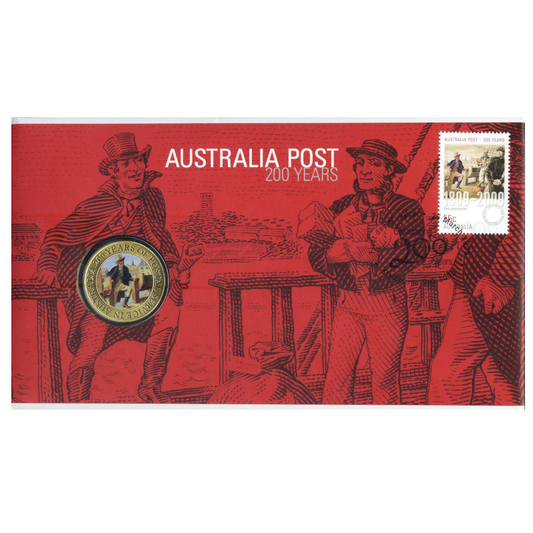 2009 $1 PNC: "Australia Post 200 Years." - Perth Issue.