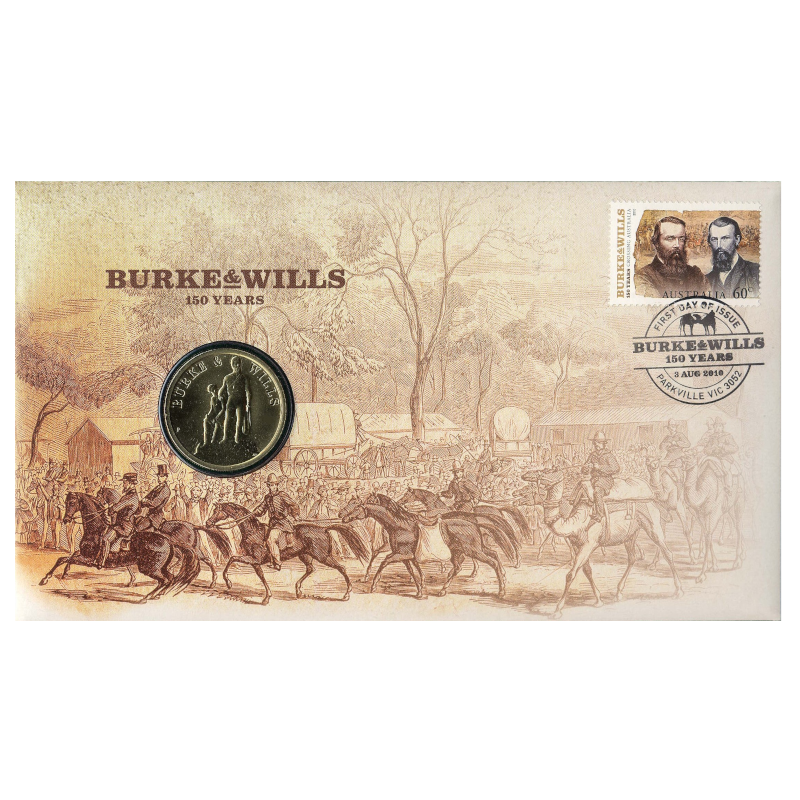 2010 $1 PNC: "Burke & Wills 150 Years."