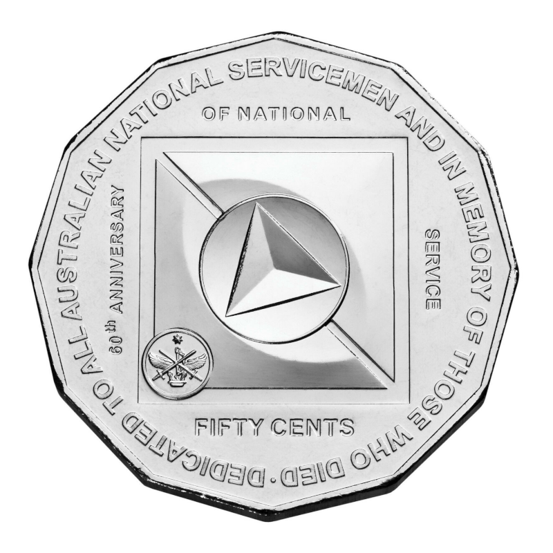 2011 50c PNC: "National Service Memorial."