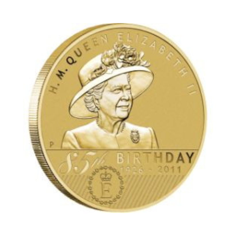 2011 $1 PNC: "Queen's 85th Birthday."