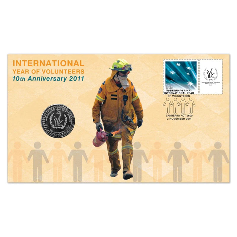 2011 20c PNC: "International Year of Volunteers."