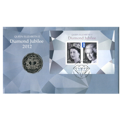 2012 50c PNC: "Diamond Jubilee."