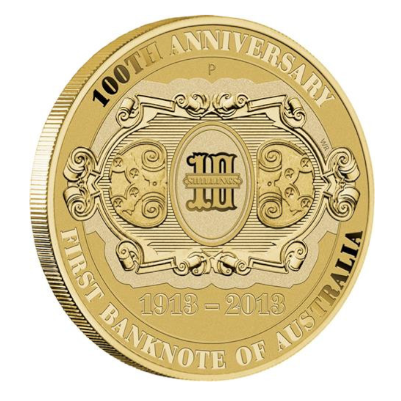 2013 20c & $1 Two Coin PNC: "Centenary of the First Commonwealth Banknote."