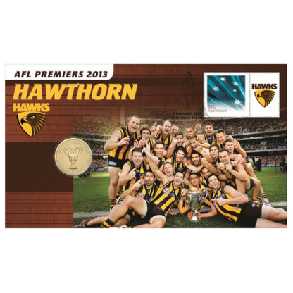 2013 $1 PNC: "2013 AFL Premiers - Hawthorn Hawks."