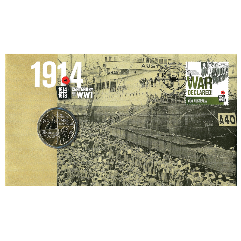 2014 $1 PNC: "Centenary of WWI War - Declared."