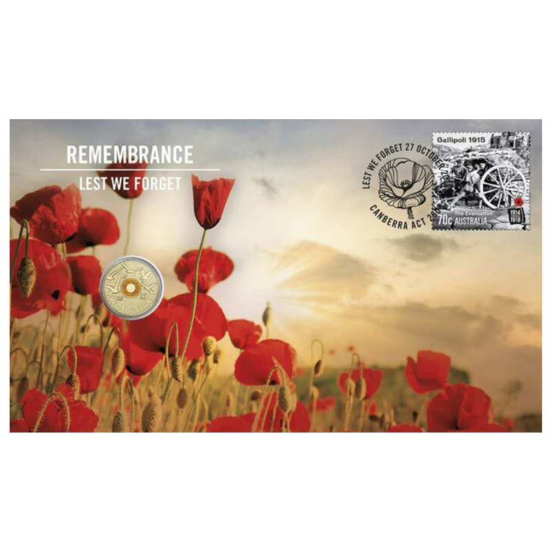 2015 $2 PNC: "Remembrance Day - Lest We Forget."