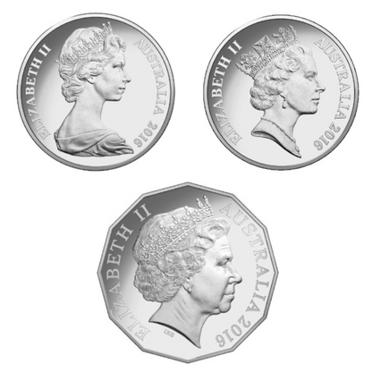 2016 20c and 50c Matching Numbered PNC TRIO: "Queen Elizabeth II 90th Birthday." - ANDA Show.