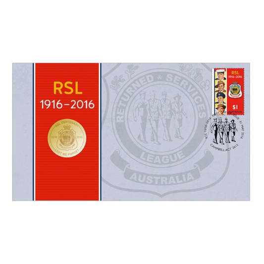 2016 $1 PNC: "RSL Centenary."