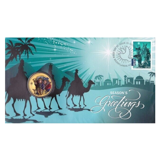 2016 $1 Tuvalu PNC: "Season's Greetings."