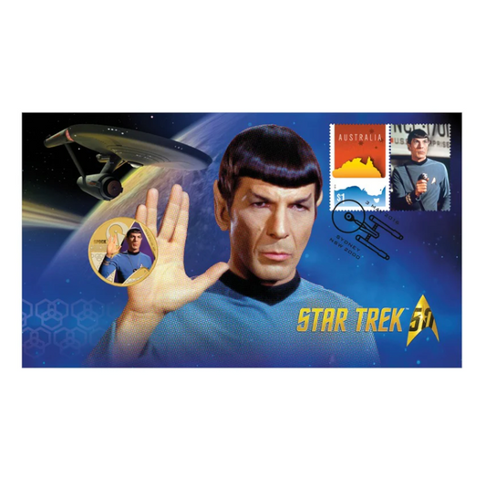 2016 $1 Tuvalu PNC: "Star Trek - Spock."