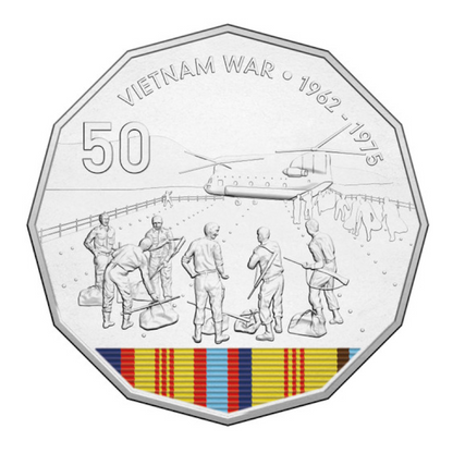 2016 50c PNC: "Vietnam War 1962-1975."