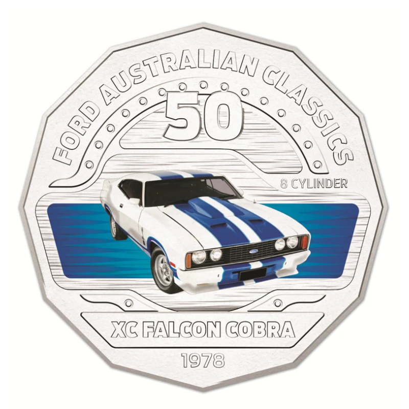 2017 50c PNC: "1978 Ford XC Falcon Cobra."