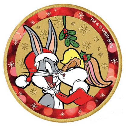 2018 $1 Tuvalu PNC: Looney Tunes - "Merry Everything."