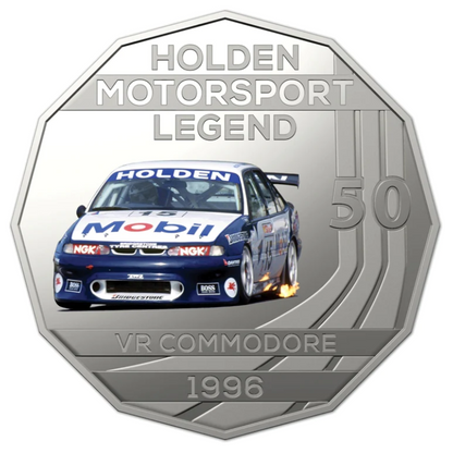 2018 50c PNC: "1996 Holden VR Commodore."