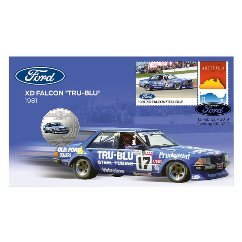 2018 50c PNC: "1981 Ford XD Falcon 'Tru-Blu."