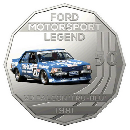 2018 50c PNC: "1981 Ford XD Falcon 'Tru-Blu."