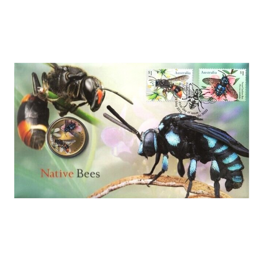 2019 $1 Tuvalu PNC: "Native Bees."