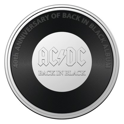 2020 20c PNC: "AC/DC - 40th Anniversary of the Back In Black Album."