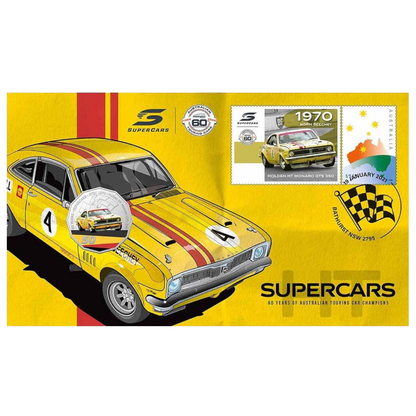 2020 50c PNC: V8 Supercars - "1970 Holden HT Monaro GTS 350 - Norm Beechey."