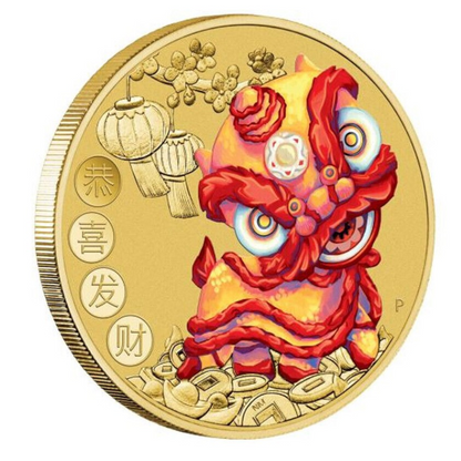 2020 $1 Tuvalu  PNC: "Happy Chinese New Year."