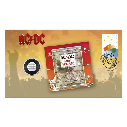 2020 20c PNC: "AC/DC - 45th Anniversary of the High Voltage Album."