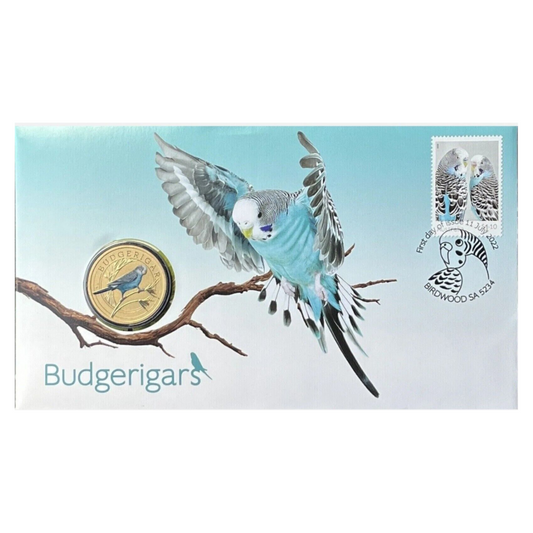 2022 $1 PNC: "Budgerigars."